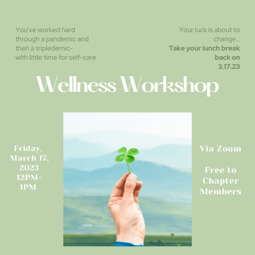 Wellness Workshop March 17th 2023