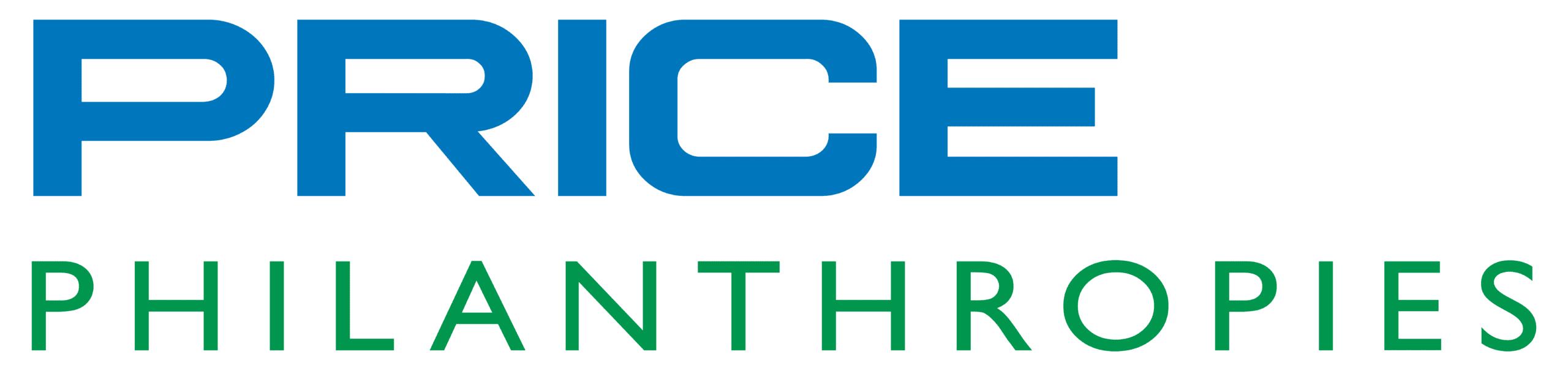 Price Philanthropies Blue Green Logo
