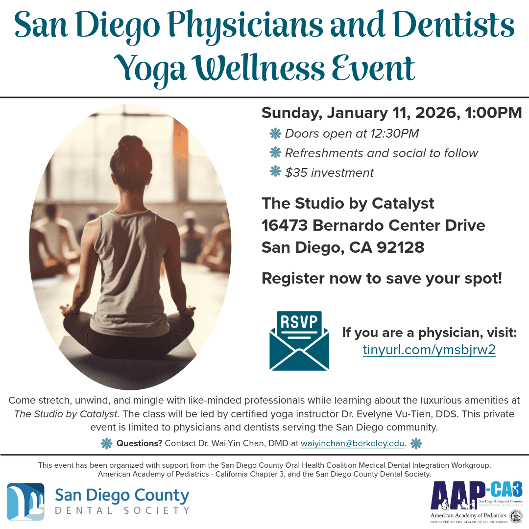 San Diego Physicians and Dentist Yoga Wellness Event